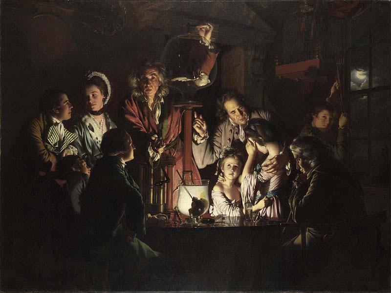 Joseph wright of derby An Experiment on a Bird in an Air Pump oil painting image